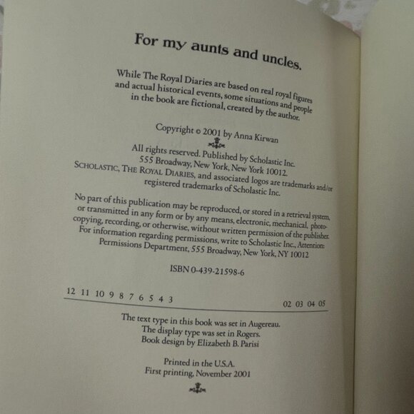 Set of 3 Books  - The Royal Diaries - Scholastic Publishing - 8" x 6" - Used - Picture 8 of 16